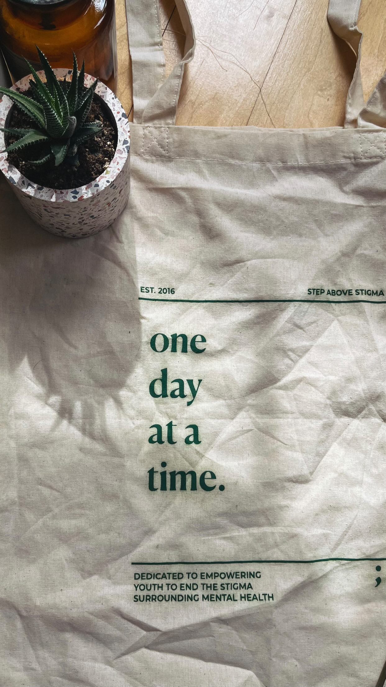 Step Above Stigma Tote Bags